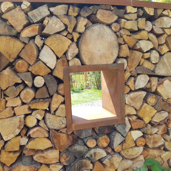 Einfriedungen, kreativer Sichtschutz, Holz